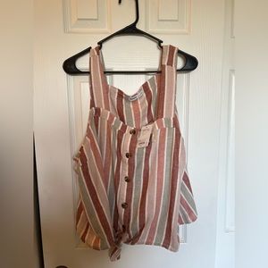Sonoma striped tank NWT